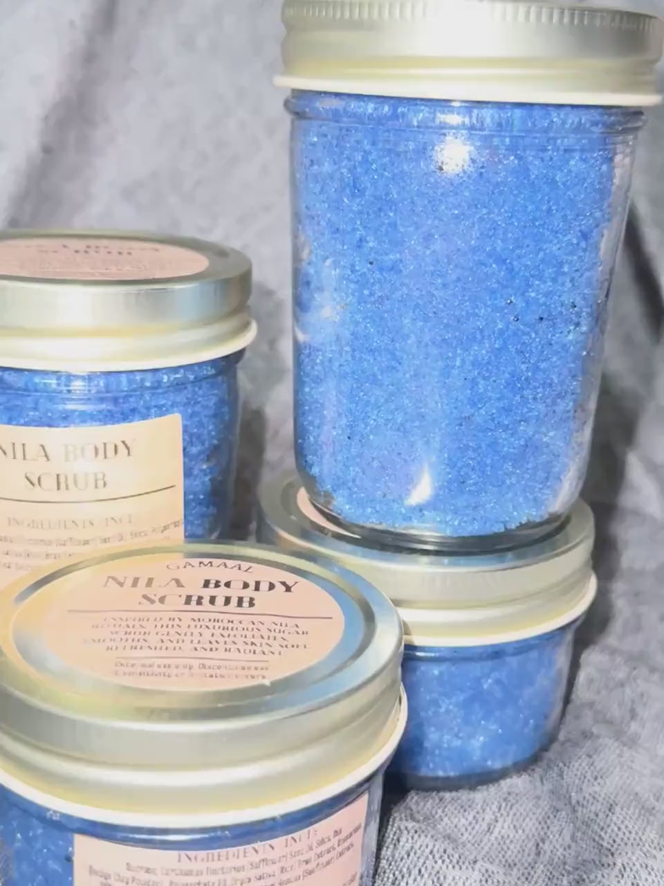 Luxury Nila Body Scrub | Sugar Scrub | Dry Skin Smoother | Shower Routine